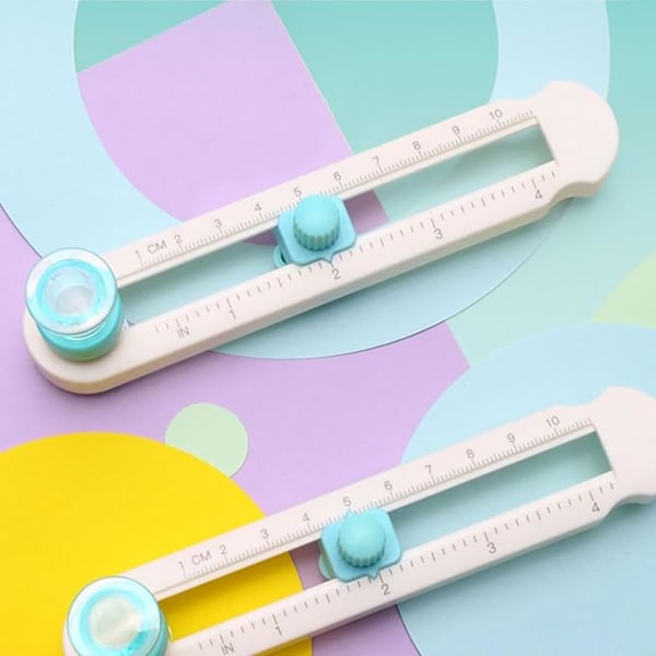 Cirkelskärare roterande plastcirkelskärare 2 cm/0,8 tum justerbar cirkulär skärkniv för tryckpapper, laminerat papper, kraftpapper, specialpapper