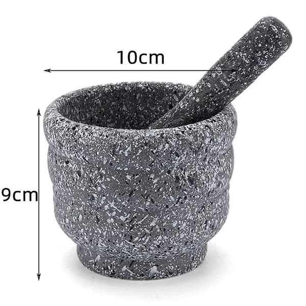 Støder og Morter Sæt til Urtehakker Guacamole Hvidløg Madlavning Køkkenredskab Multipurpose Knuser Resin Skålholder