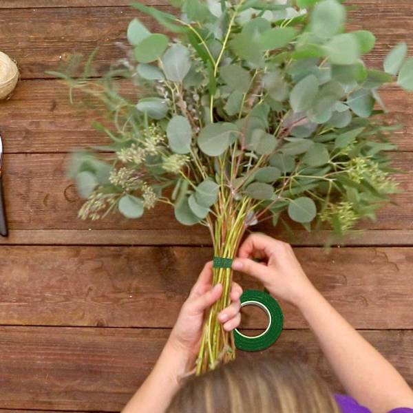Blomstertape Buket Stilkomvikling, 15 Ruller Grøn Blomster Stilkomviklingstape Blomster Klæbetape Til Buket Stilkomvikling Og Blomsterhåndværk (1/2\" Bred 30 Yar