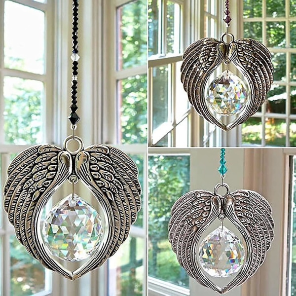 2022 Ny Solfanger, Metallbilanheng, chakra Ow Solfanger Vingeanheng,s Solfanger Hengende Ornament, for Bil #yogu