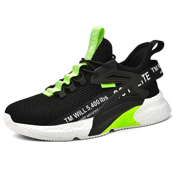 Herr Dam Sneakers Andas löparskor Mode Sportskor a203 Black EU 46