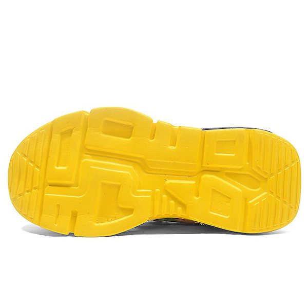 Børnesneakers Åndbare Løbesko Moderne Sportssko 606 Yellow EU 34