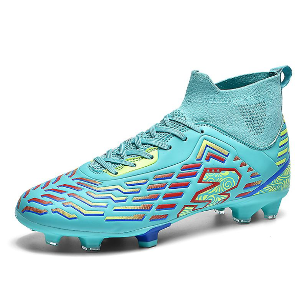 Herre Fodboldsko Spikes Fodboldsko Til Unge Ankelstøvler Atletisk Sneaker y303 Green EU 35