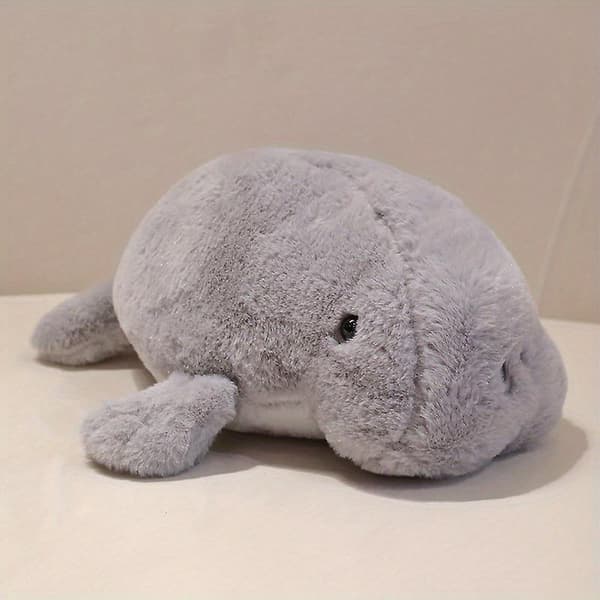 Manatee Plyschleksak Havsdocka Barn Dockor White