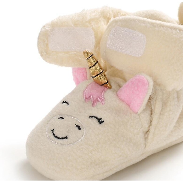 Baby Unisex-baby Hyggelige Fleece Sutsko unicorn 12cm