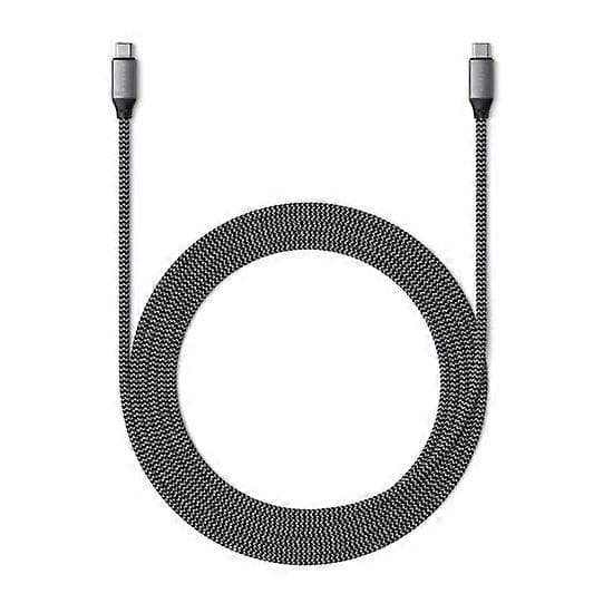 100 W USB-C–USB-C-kaapeli, harmaa