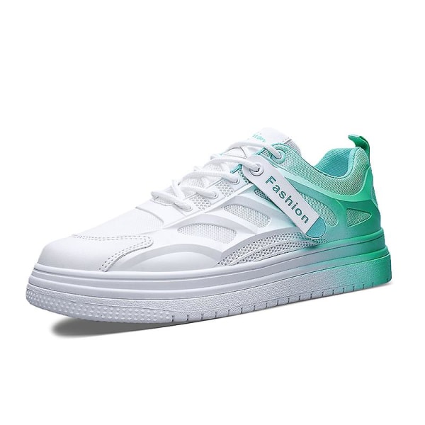 Herr Casual Skor Halkskydd Andas Platta Skor Frq623 Green EU 40