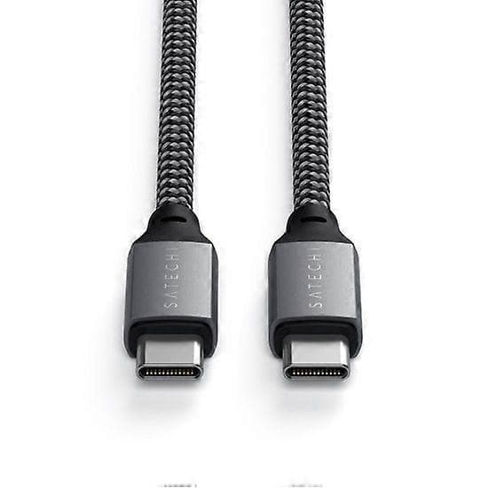 100W USB-C til USB-C kabel, grå