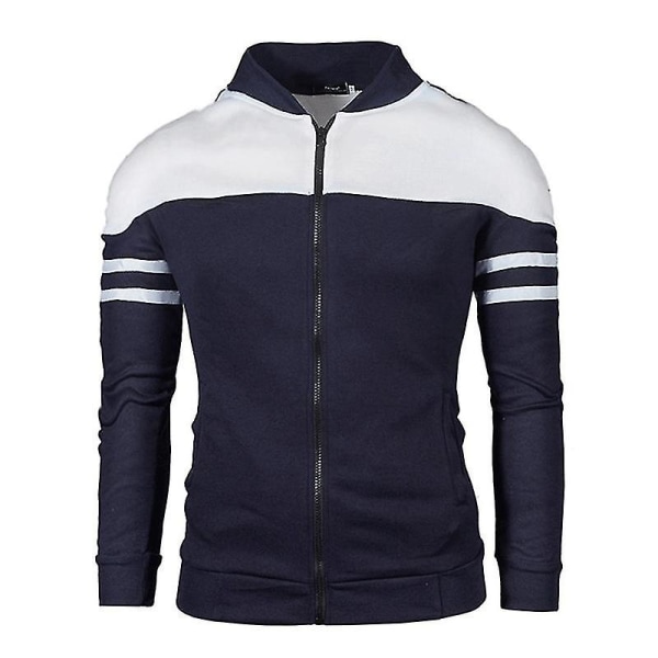 Menn Høst Vinter Menn Casual Jakker Striper Design Mote Plysj Sportsklær S E