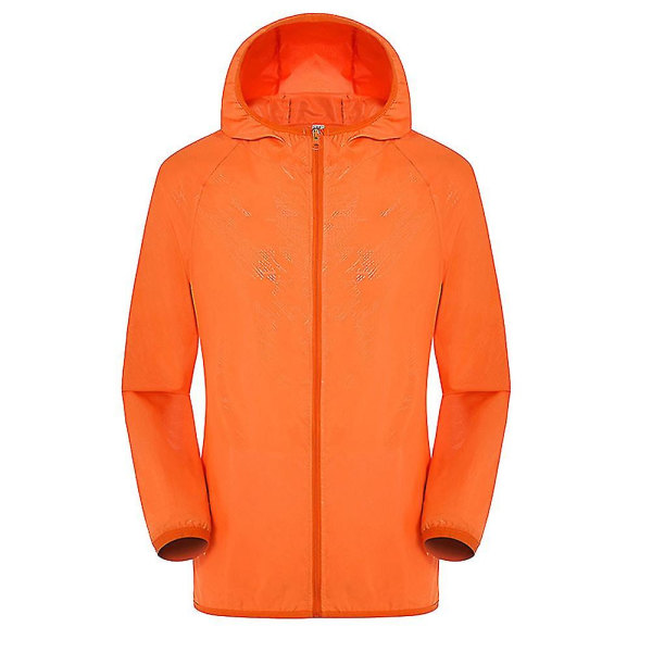 Ultralätt regn- och vindtät jacka, andningsbar, vattentät och vindtät för kvinnor 2XL C