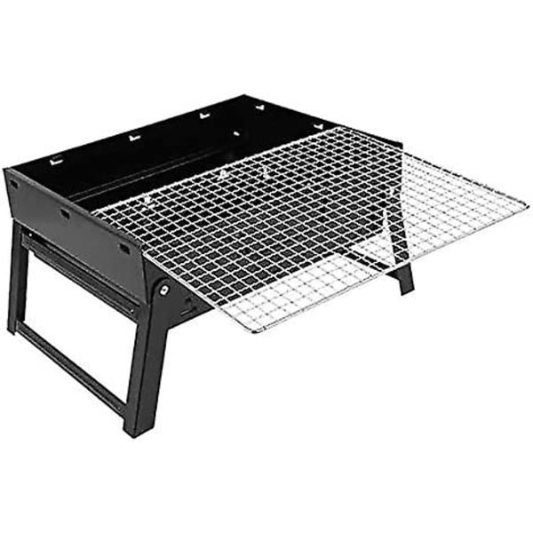 Bærbar Sammenleggbar Grill Rustfritt Stål Med Grillmatte 44*30.5*75cm