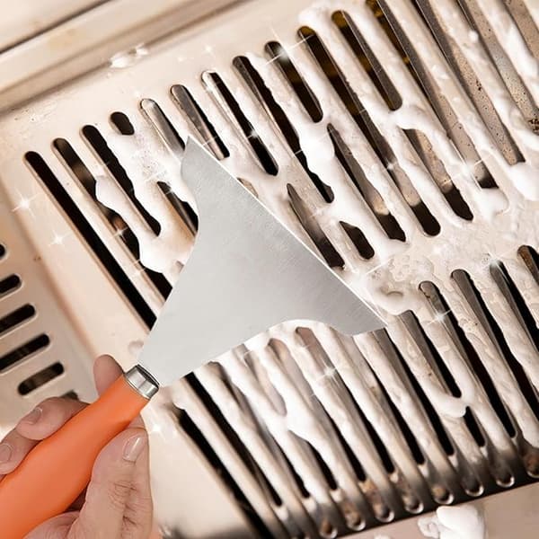 Grill Griddle Scraper Tool, Food Scraper Tool -skrapverktyg Slitstarkt - Effektiv rengöringsspatelskrapa för köksgrillning och BBQ-redskap