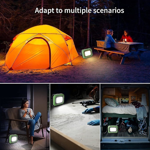 LED Wilding Light SJ-M3 USB & Solarladdningsbara Lyktor för Camping, Vandring, Nödsituationer och Utomhusbruk