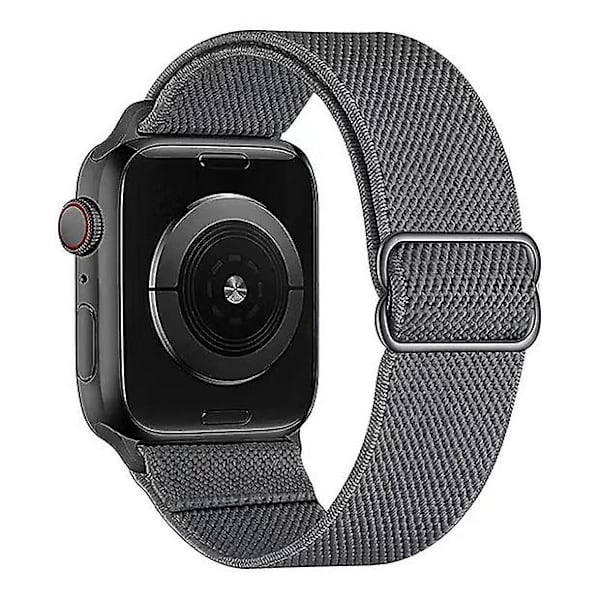 Stretchig klockarmband Kompatibel med Apple Watch Band 45mm 44mm 42mm Bekvämt Justerbart Sportband För Iwatch Serie 7 6 5 4 Se 3 2 1 Kvinnor Män AA006 38mm 40mm 41mm