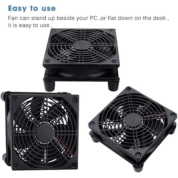 120mm USB Computer Fan, 120mm Køleventilator DC 5v