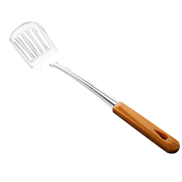 Köksslev i rostfritt stål med långt handtag, soppslev, spatel, matlagning Shovel