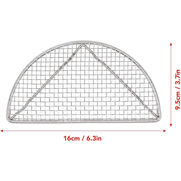 Kylställ 6,3 tum/7,1 tum/7,6 tum/7,9 tum rostfritt stål ugnstråd hög temperaturbeständig nonstick bakställ för matlagning rostning grillning (16 cm)