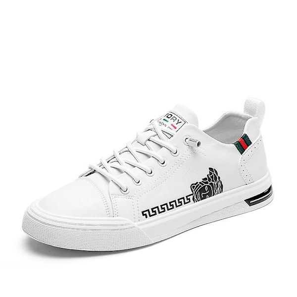 Herre Casual Sko Mode Sneakers Frhv2199 White EU 41