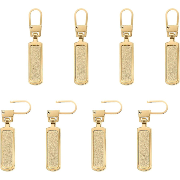 8 st dragkedjor dragkedja byte ersättning, dragkedja del byte avtagbar metall dragkedja dragkedja för de flesta föremål-handväska jacka stövlar jeans kappa resväska bagage klänning