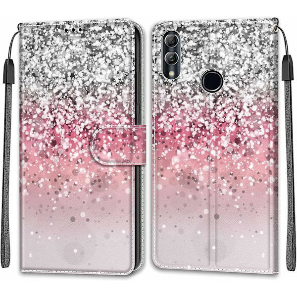(stil 8)chooseu Fodral Till Huawei P Smart 2019 Läderfodral Med Silikon Stötsäkert Plånboksfodral Och Folio Stativfunktion Snyggt Mönster För Flicka