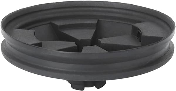2 stk. Stænksikre silikoneaffaldsdæksler, 87 mm diameter
