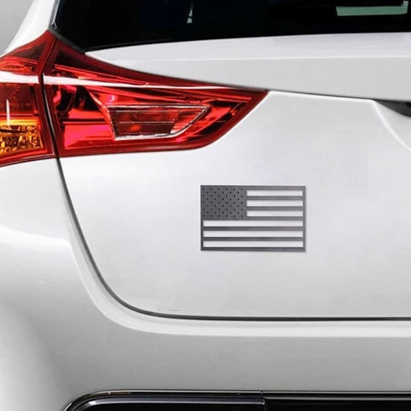 3D Flag Metal Bilmærke, US Flag Bilmærker - 2 stk