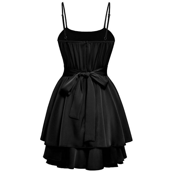 Naisten kesäinen hihaton toppi lyhyillä lahkeilla haalari Black XL