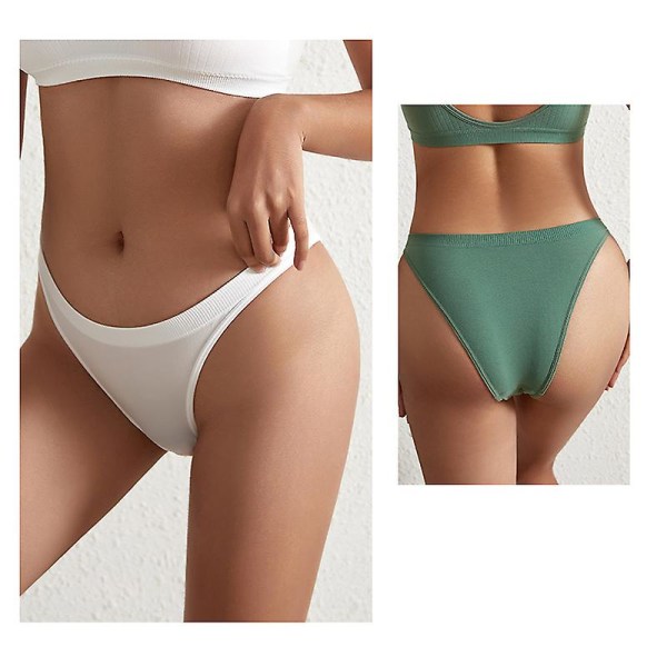 4-pack lågt skurna trossar för kvinnor, andningsbara mjuka stretchiga underkläder GROUP 1 M