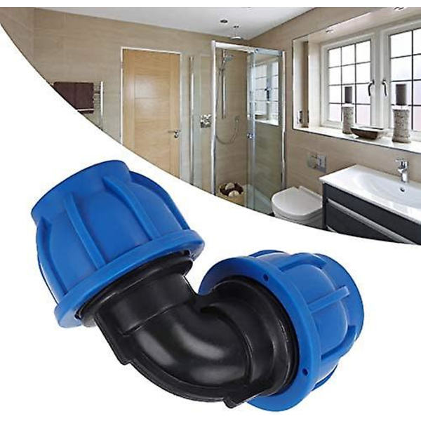 4 st 32 mm vattenledningsslang koppling PE plast snabbkoppling tillbehör 32