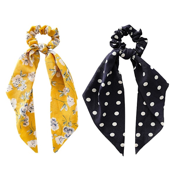2 kpl Jousi Hiuspantoja Elastisen Hiustarrat Hiusnauha Scrunchy Poninhäntäpidin Naisille Ja Tytöille Style 4
