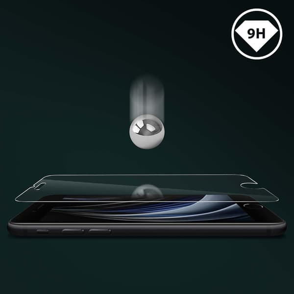 Härdat glas kristallklart skärmskydd för Apple iPhone 7, iPhone 8