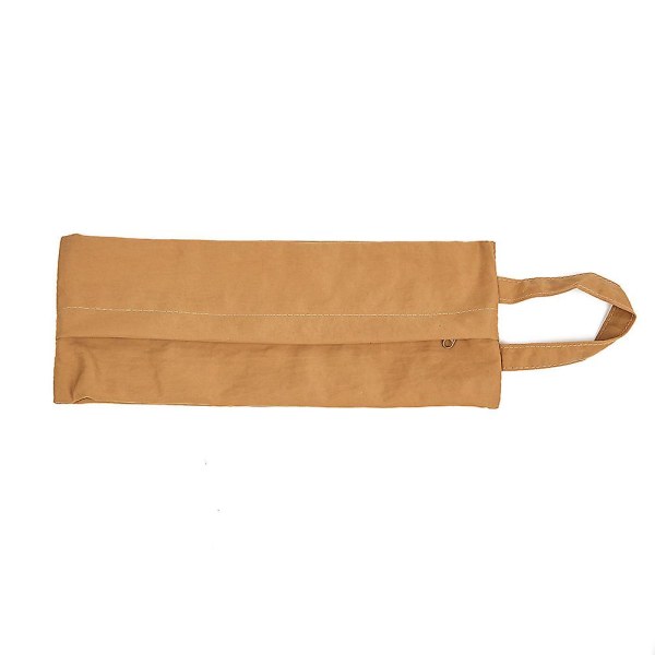 Bärbar tvättduk kosmetisk väska Bärbar resefinish liten väska, gjord av absorberande tyg yellow