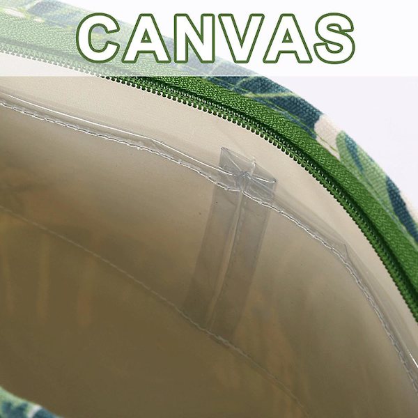 Resväska för damer i canvas, stor kapacitet och bärbar, tillverkad av canvas style4