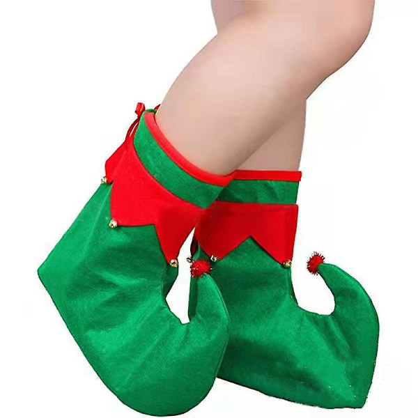 Sztxj Kuuvene, 3 joulutontun huopahattu-kenkäsetti - Jingle Bells joulujuhlavaatteet, lahjat, asusteet (aikuinen)