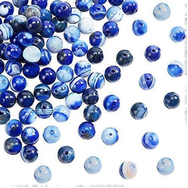2 strenge naturlige persiske jade stenperler stjerneklare lilla farvede jadeperler 8 mm runde løse perler ædelstensperler