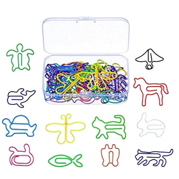 60 kpl Paper Pin Stationery Planner -klipsit Toimistoklipsit Puristin 60pcs