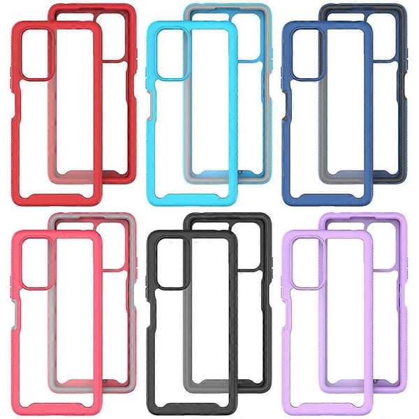 For Xiaomi Redmi Note 10 Pro Starry Sky Solid Color Series Støtsikkert PC + TPU Beskyttelsesdeksel (Svart) Red