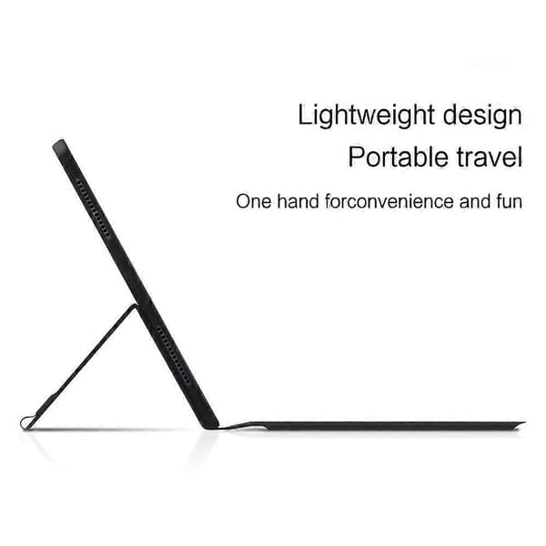 För Samsung Galaxy Tab S10 Ultra Läderfodral+Touchpad Bluetooth-tangentbord