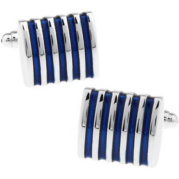 Blue Stripes Manschettknappar
