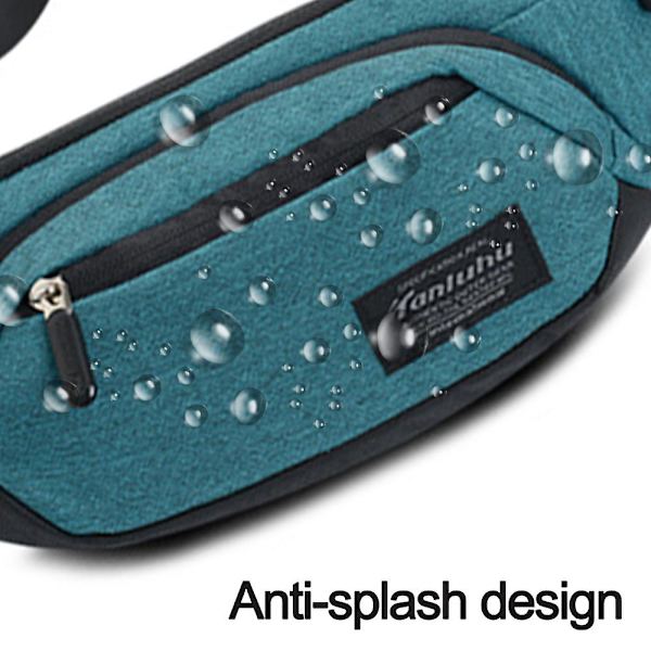 Crossbody Vyötärölaukku, Vyölaukut, Säädettävä Vyö Matkailuun Urheiluun Juoksuun Vapaa-aikaan green