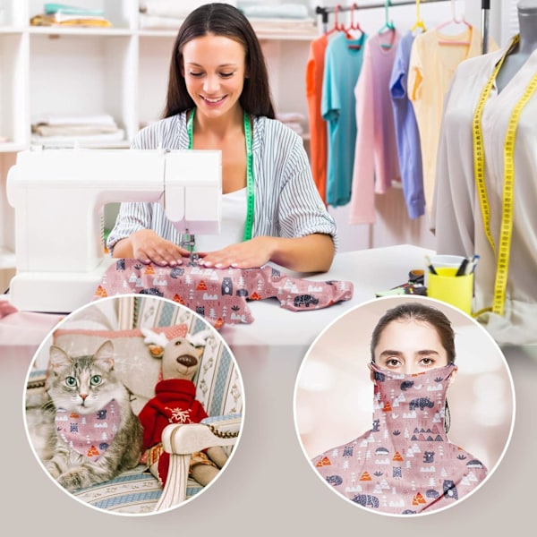 Bomullstyg, 8 Stycken Tecknade Tryck Bomullstyg, Bomullstygs Material för Quiltning Sömnad Lapptäcke Lapptäckestyg i Olika Designer