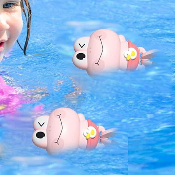 Wind up Swimming Frog, Wind up Frog Water Toy | Roliga simgrodaleksaker för pool & badkar | Interactive Water Play Frog badkarleksaker