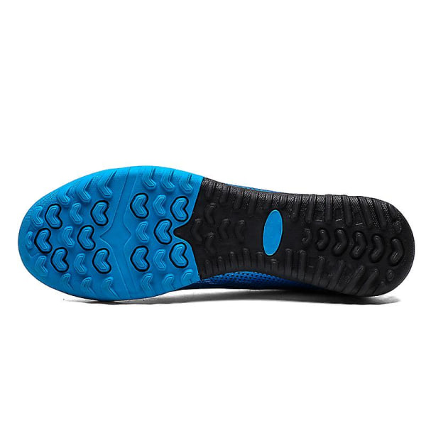 Herre Fodboldsko Pigge Fodboldsko Til Unge Ankelstøvler Atletisk Sneaker 2039-1 Blue EU 43