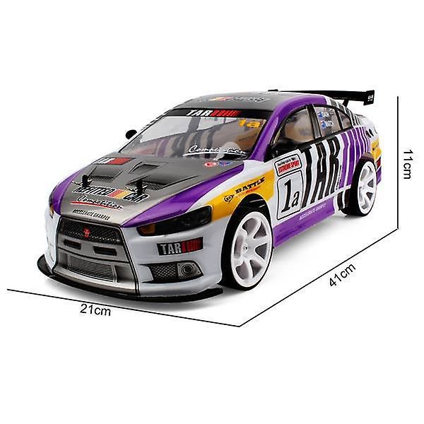 Rc Drift Bil, 1:10 Firehjulstrækker Bil Racing Drift Model Bil Køretøj Legetøj Gave Til Rc Elskere Over 14 År
