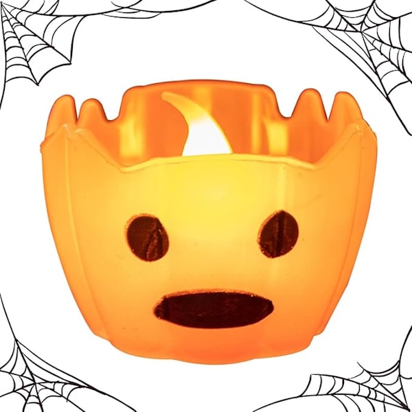 Pumpe Flameless Candle, Pumpkin Candle Light | Pumpe elektronisk lys - Moderne LED Flameless Trick Toy