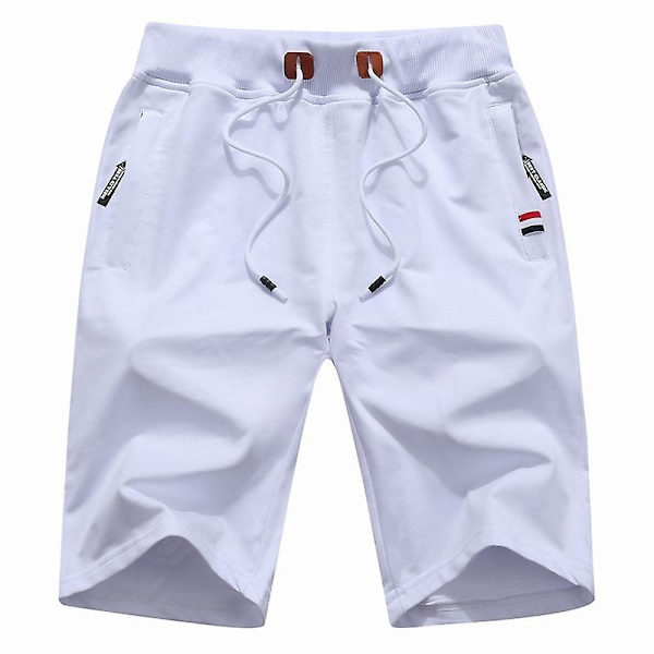 Miesten shortsit rennot kesäshortsit taskuilla White M