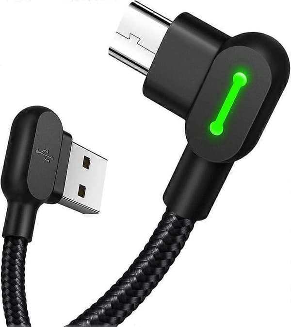 USB-kaapeli, mcdodo USB-kaapeli, 90 asteen kulmassa oleva nopea latauskaapeli
