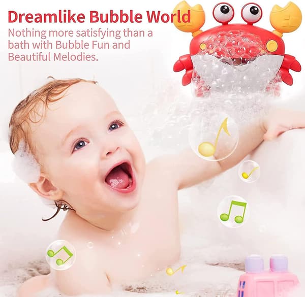 Baby Badeleker, Automatisk Krabbe Boblemaskin