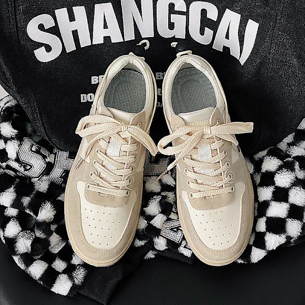 Herre Casual Sko Mode Skridsikre Flade Sko Frb28 White EU 39