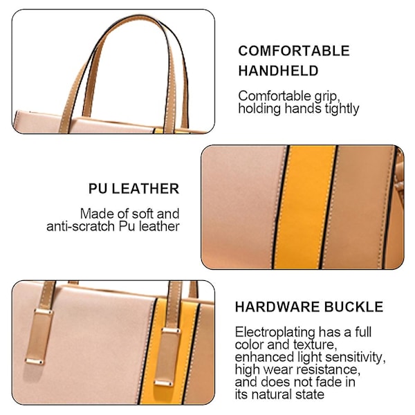 Messenger Bag Enkel Mjuk Väska Lämplig För Arbete Och Resor.Fashion Bärbar Pu Axelväska style2